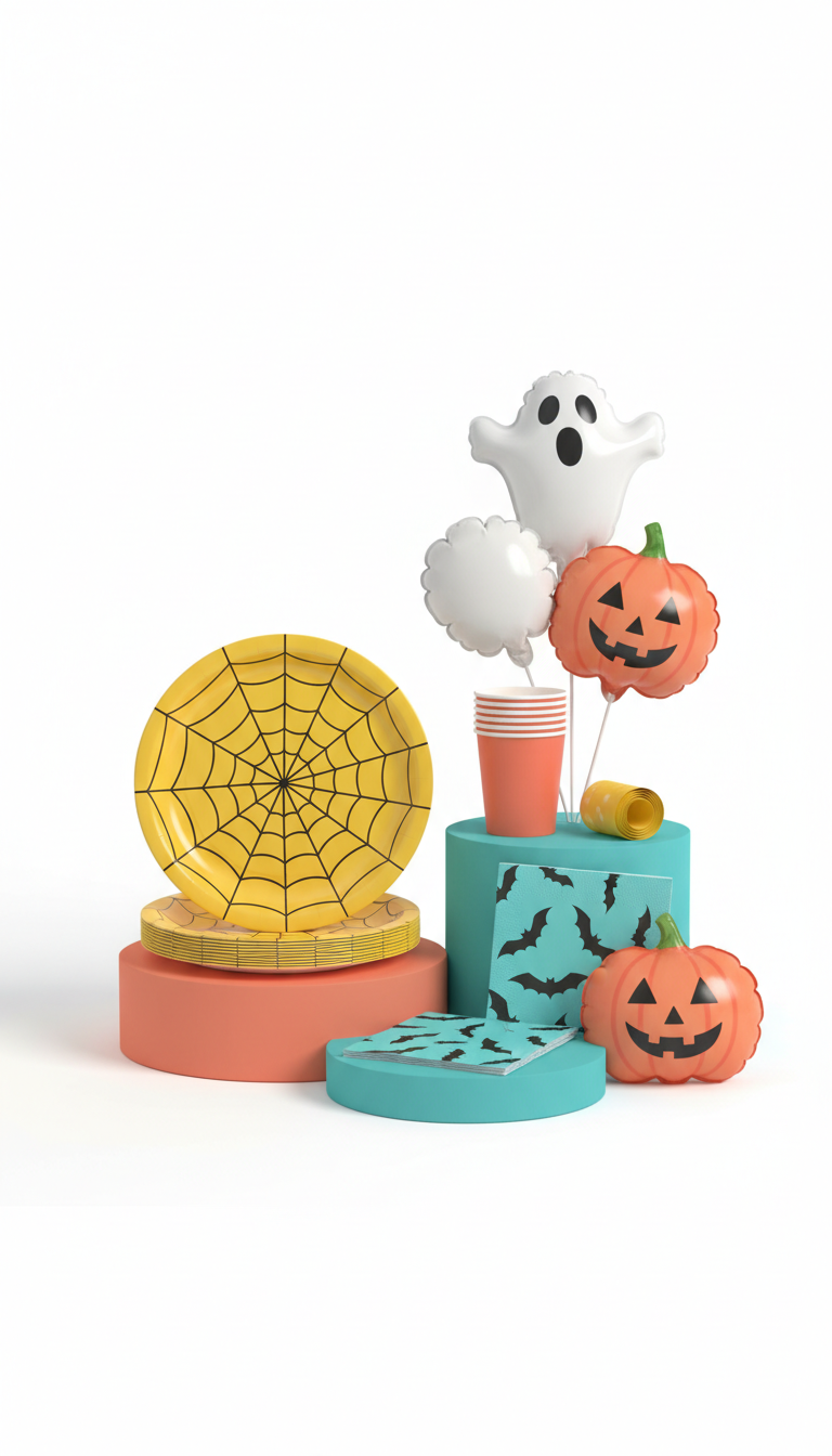 Kit de fête Halloween coloré