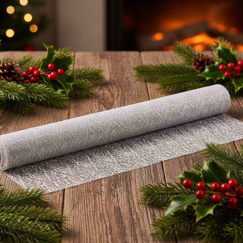 2.7m Mesh Christmas Ribbon