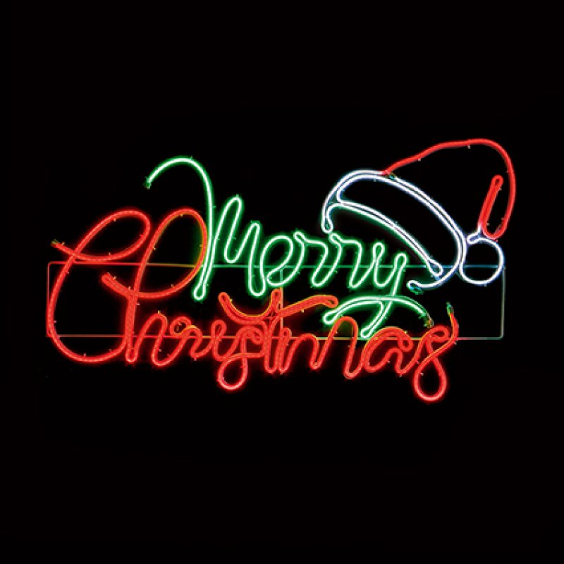 Neon Merry Christmas LED Wall Sign