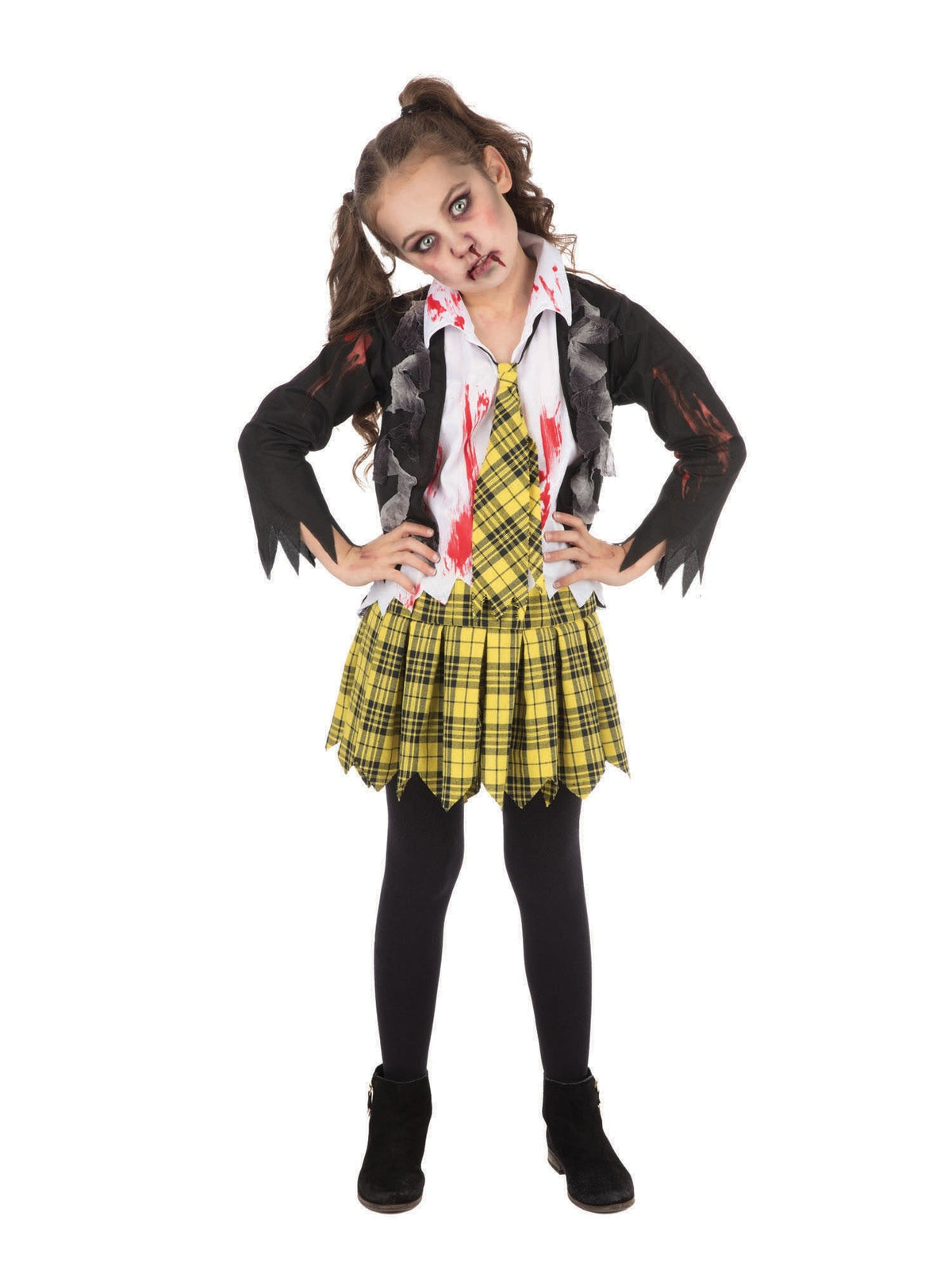 Kids School Girl Zombie Costume