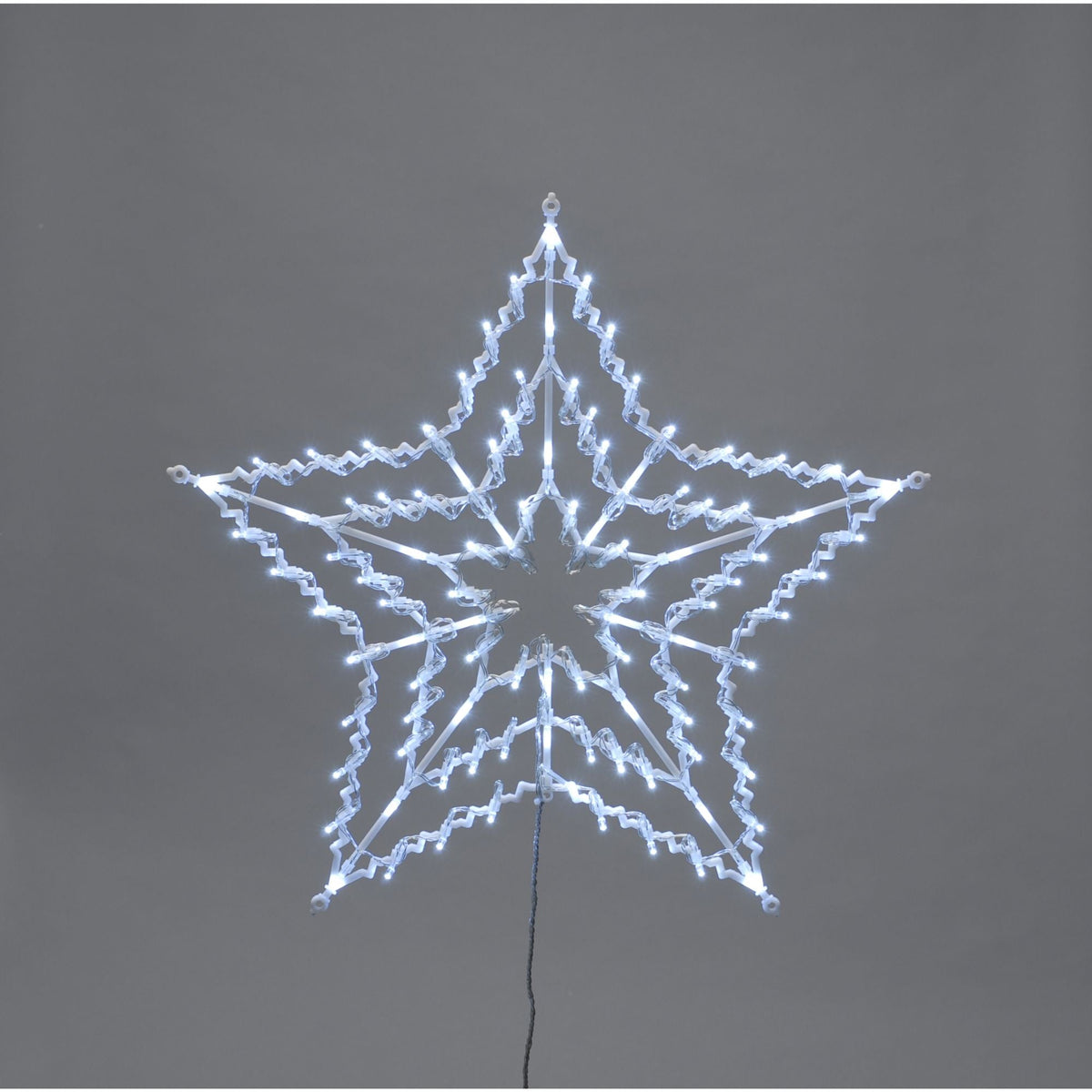 Christmas Star Window Light with 100 White LEDs