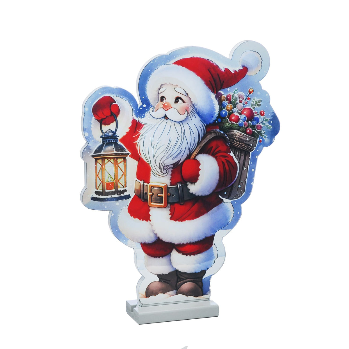 24cm Cute Santa with Lantern USB Christmas Infinity Light