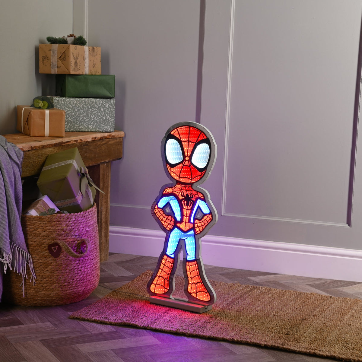 60cm Spiderman Marvel Christmas Infinity Light