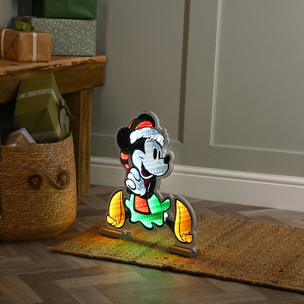 40cm Sitting Minnie Mouse Disney Christmas Infinity Light
