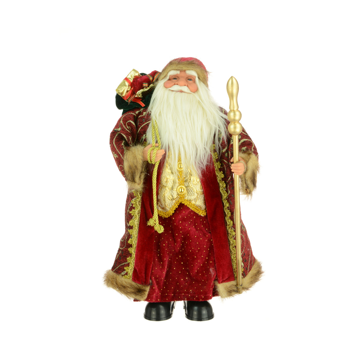 Regal 45cm Standing Santa Christmas Decoration