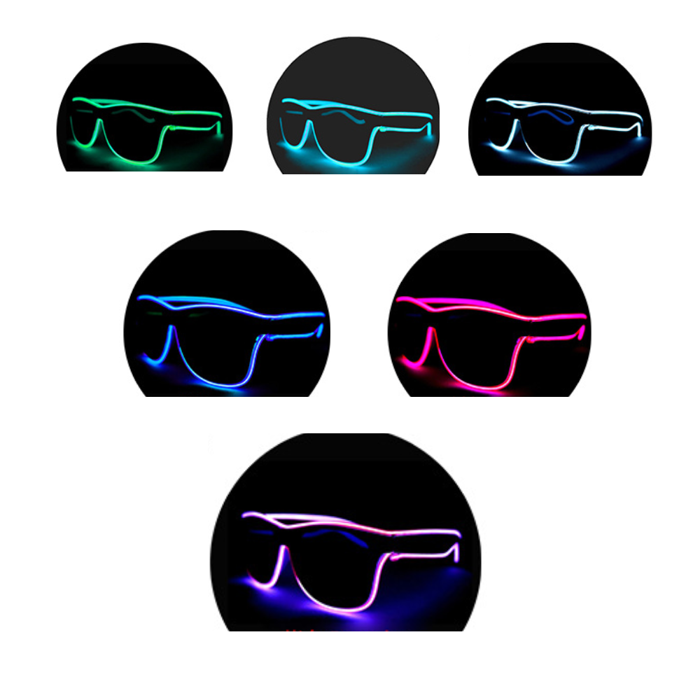 Light up Glasses / Black Lens