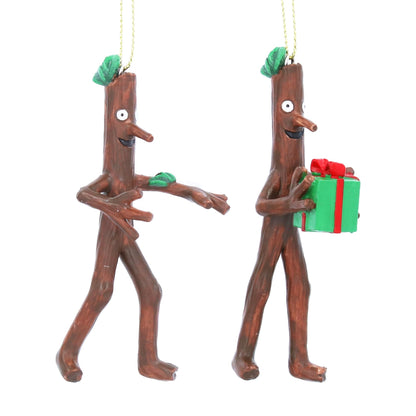 Resin Stick Man Christmas Tree Hanging Decoration