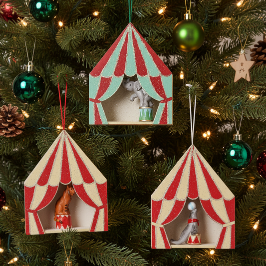 Christmas Circus Tent Hanging Decoration