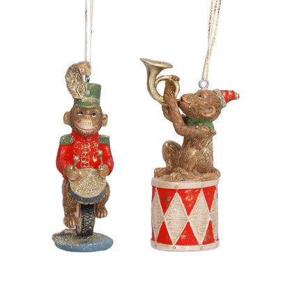 Christmas Circus Monkey Hanging Decoration