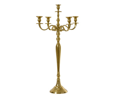 Gold Christmas Candelabra 80cm