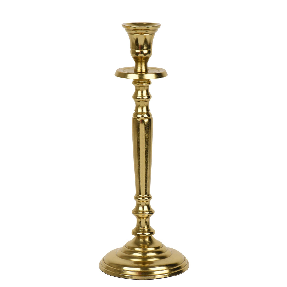Gold Luxury Christmas Candlestick Holder 27cm