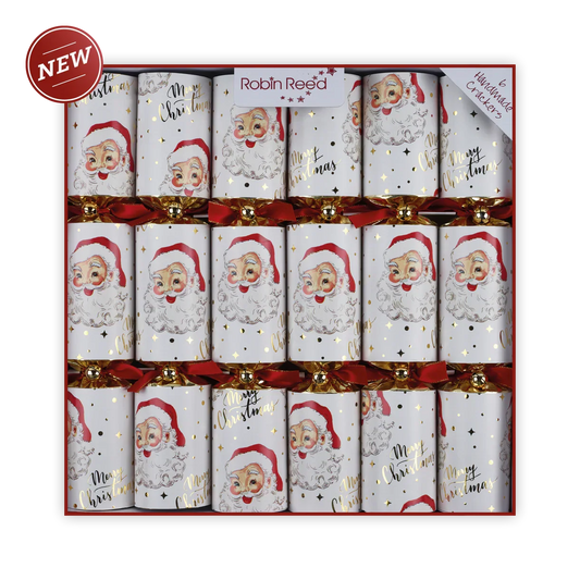 Robin Reed 6 Racing Santa Christmas Crackers
