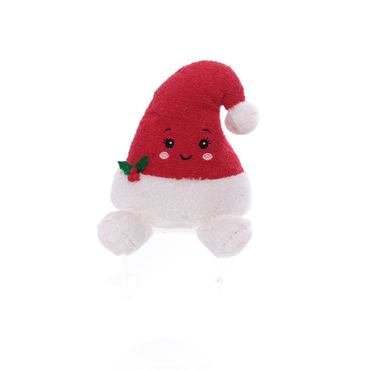 Fun Plush Santa Hat Toy with Feet