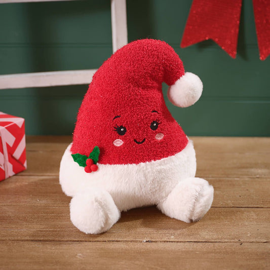 Fun Plush Santa Hat Toy with Feet