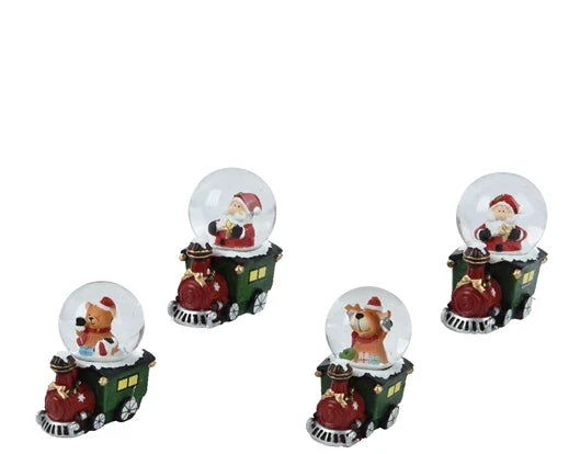 Christmas Train Mini Snow Globe Assorted