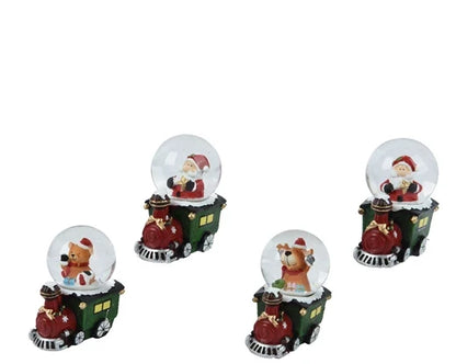 Christmas Train Mini Snow Globe Assorted