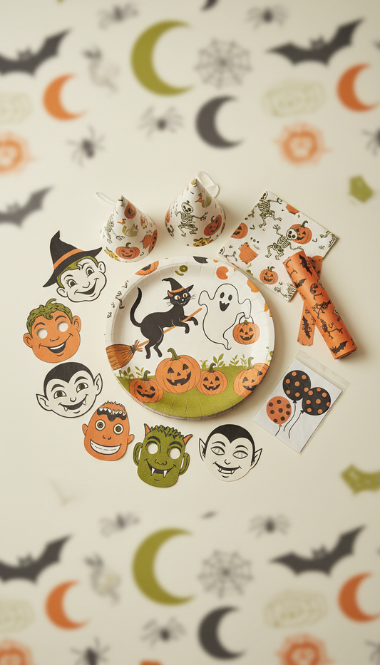Mid-Century Halloween Party Decorations