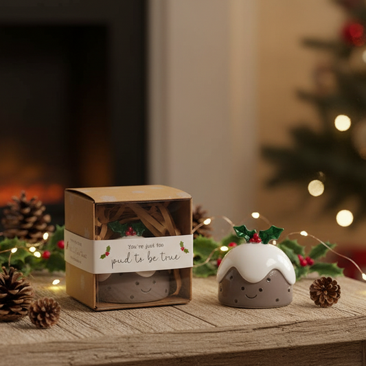 Christmas Tiny World Resin Pudding Keepsake Ornament