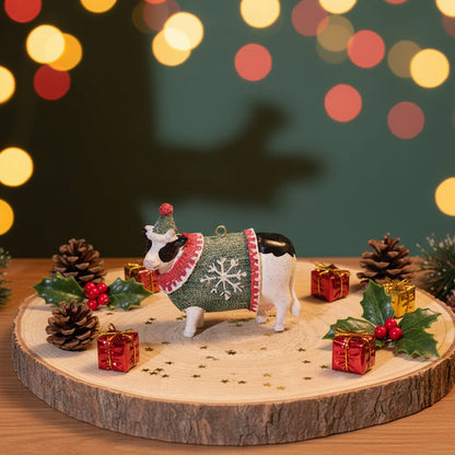 Christmas Cow Hanging Christmas Tree Ornament