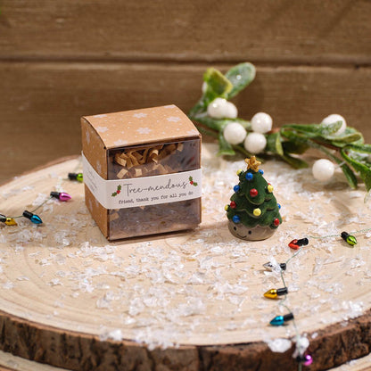 Christmas Tiny World Resin Tree Keepsake Ornament
