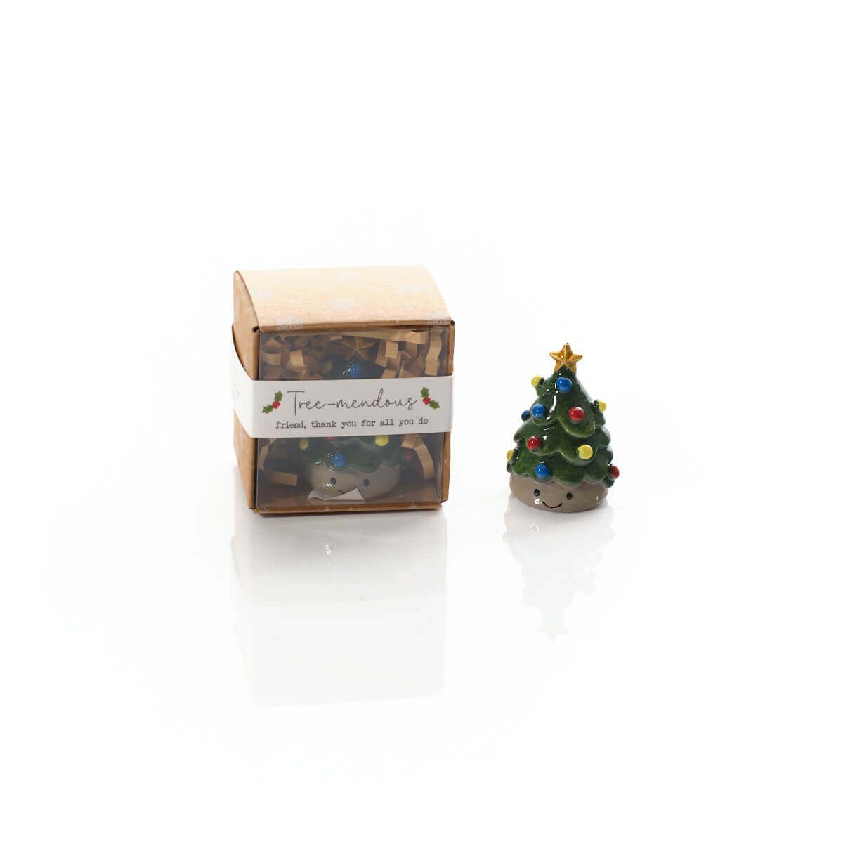 Christmas Tiny World Resin Tree Keepsake Ornament
