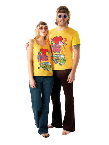Adult I Love The 70's Vest Top