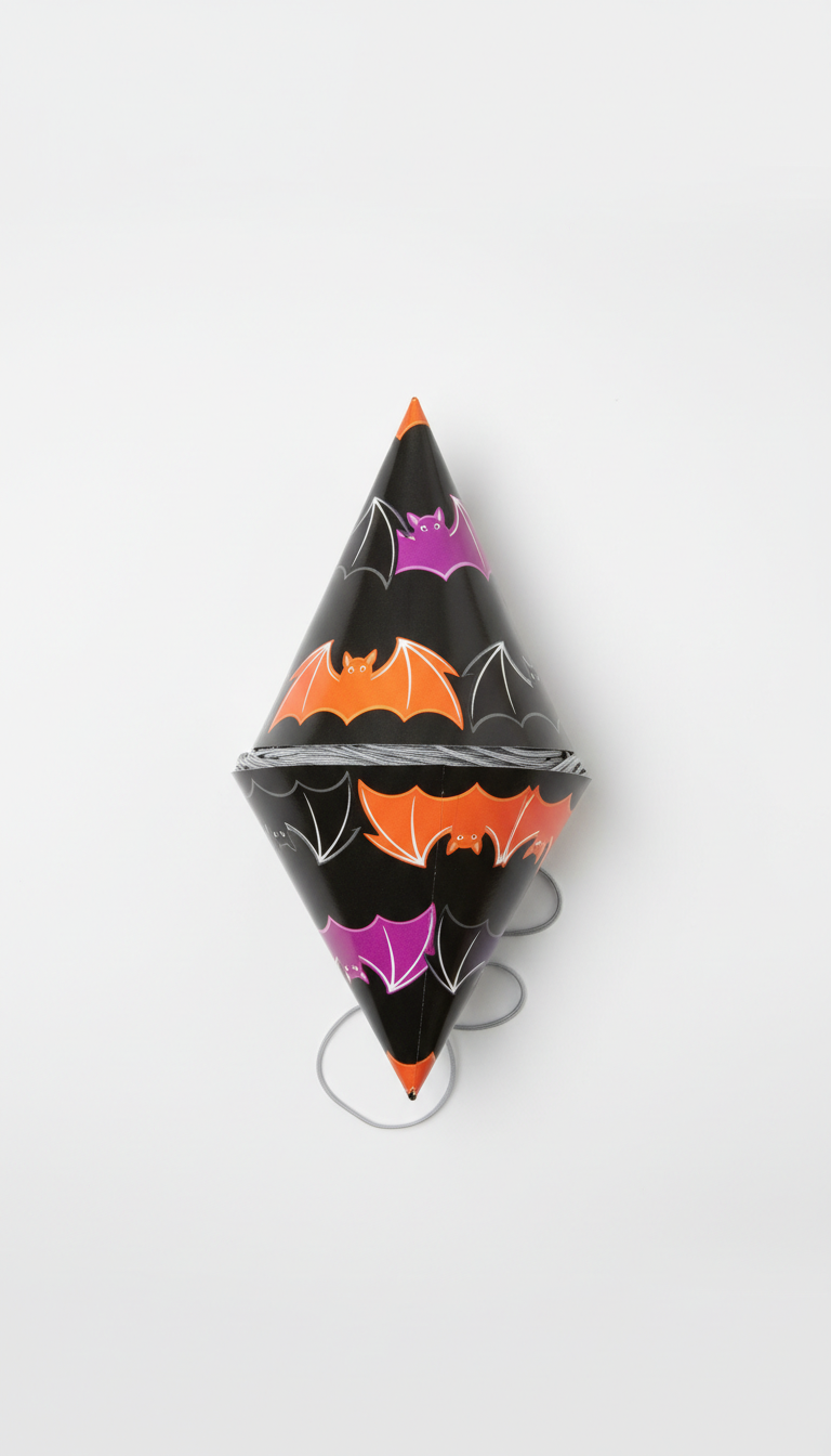 Graphic Bat Party Hat Pack