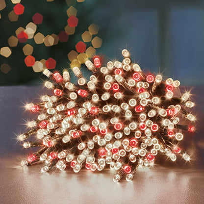 Premier 3000 Red and Warm White LED Treebrights Christmas String Lights