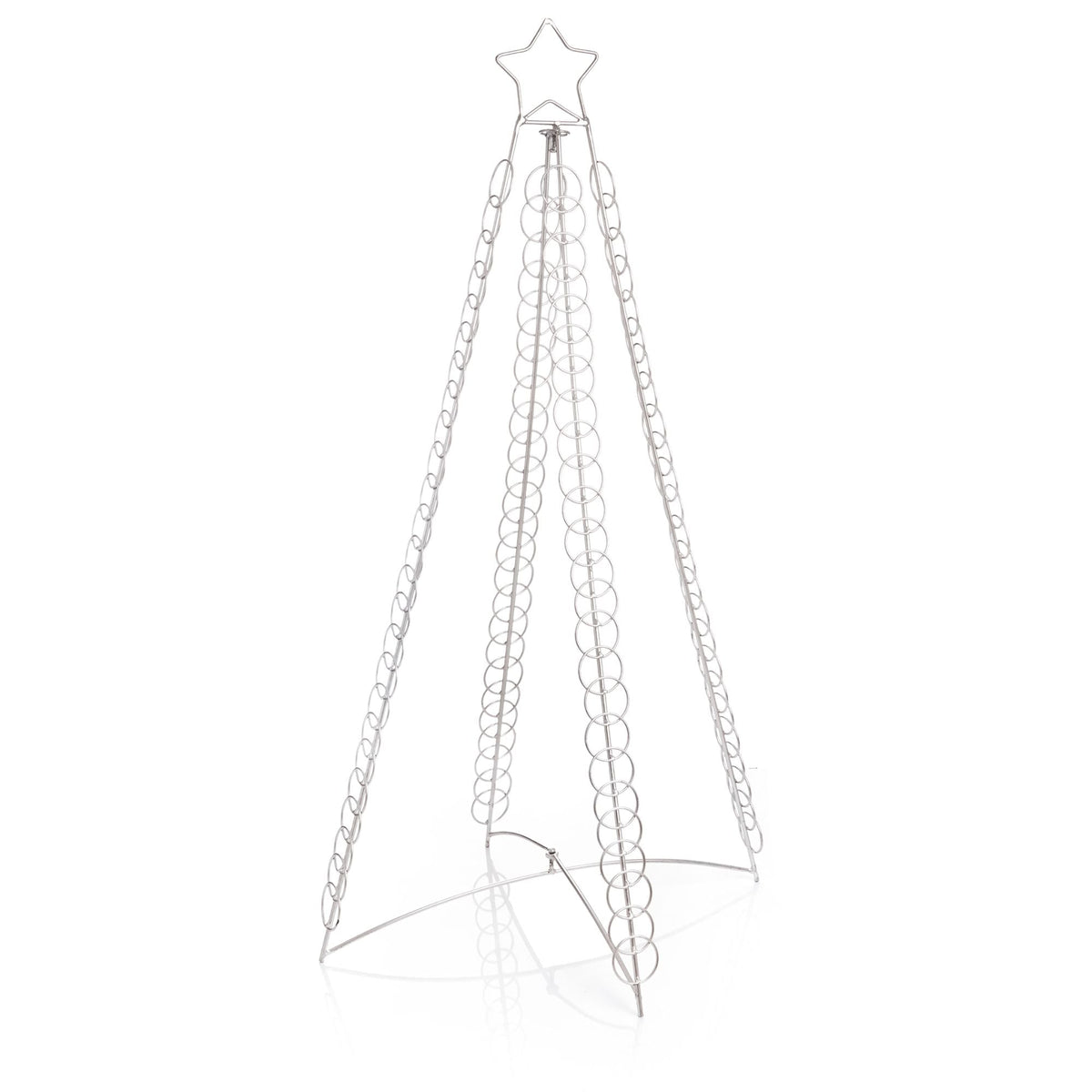 1m Silver Christmas Tree Card Holder