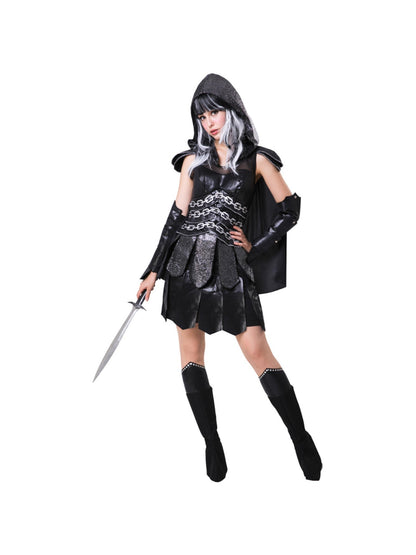 Adult Dark Warrior Lady Costume