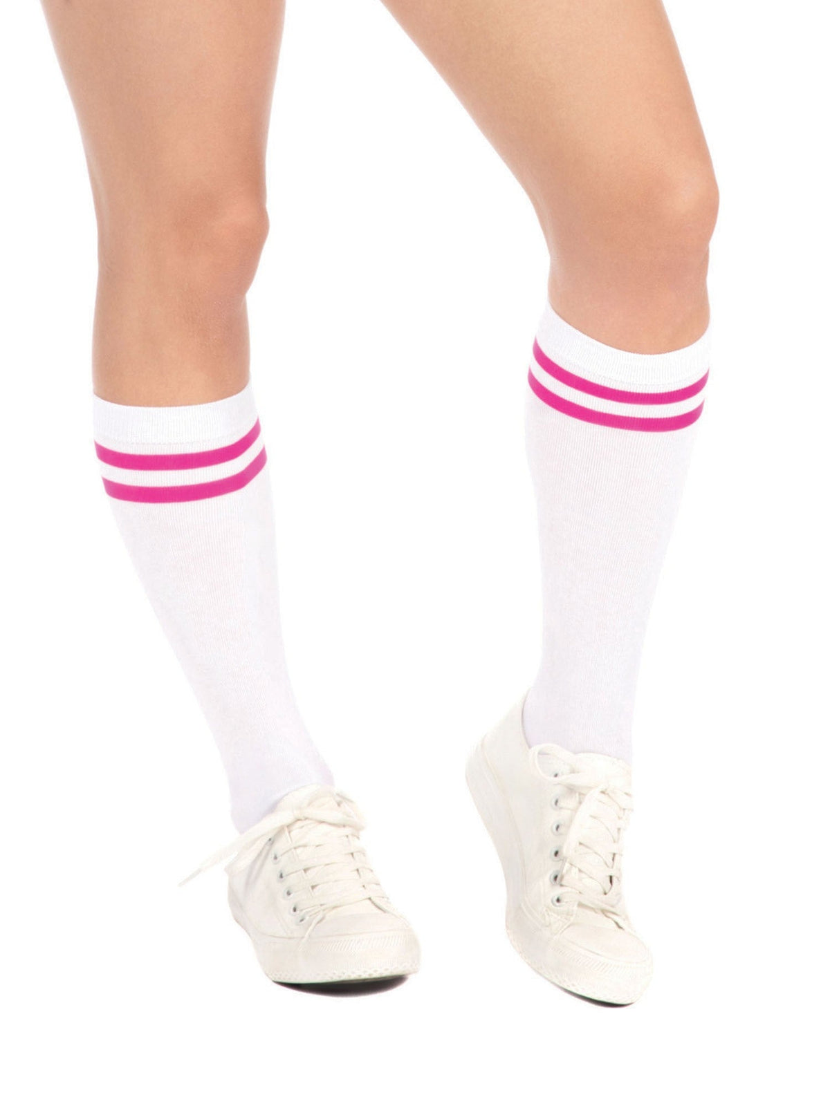Pink Pink Neon Tube Socks