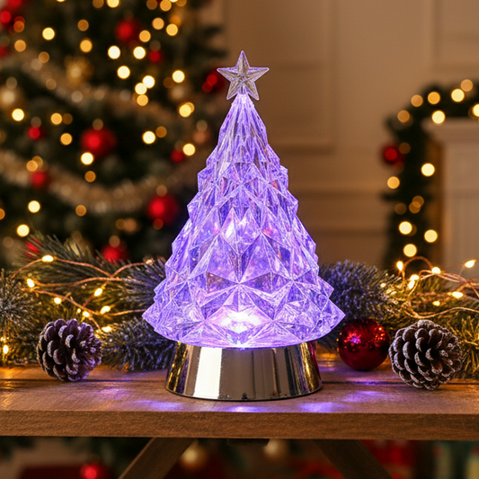 LED Liquid Diamond Christmas Tree Ornament