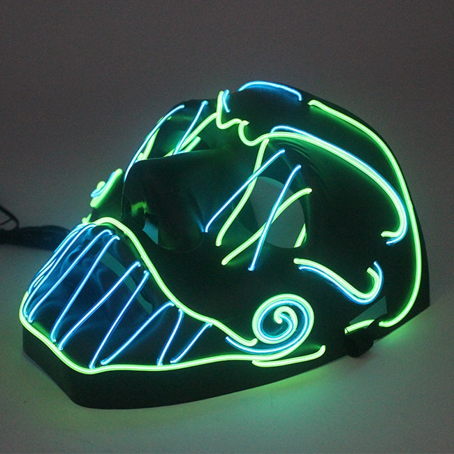 Cross Stitch Joker LED Mask