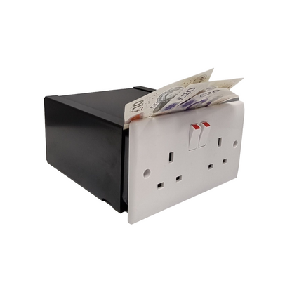 Imitation Double Plug Socket Wall Safe