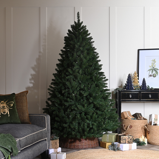 8ft Cedar Ridge Artificial Fir Christmas Tree