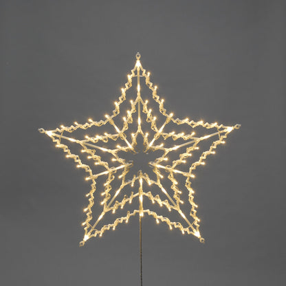 Christmas Star Window Light with 100 Warm White LEDs