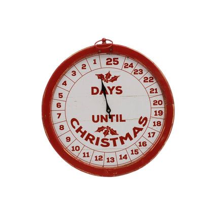 37.5cm Advent Countdown to Christmas Clock Face
