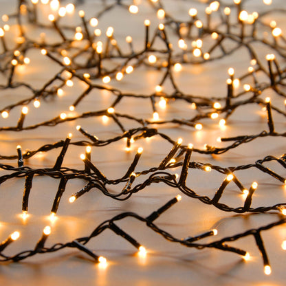 Set of 500 Compact Antique Gold LED Christmas Lights