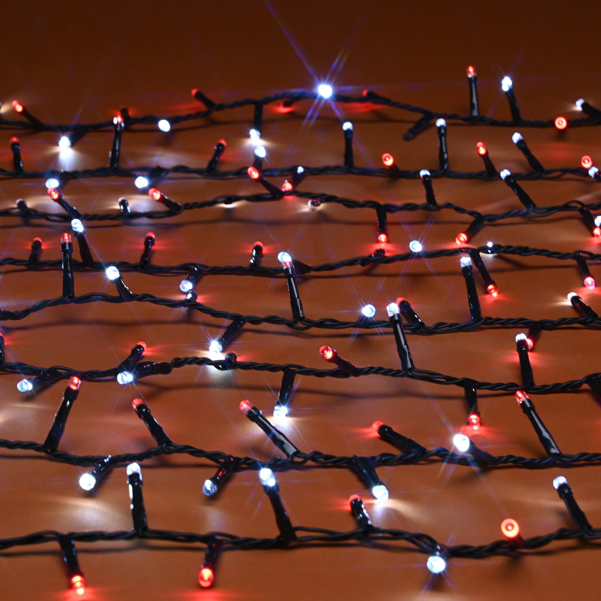 Festive 750 Candy Cane Red & White Firefly Christmas Lights