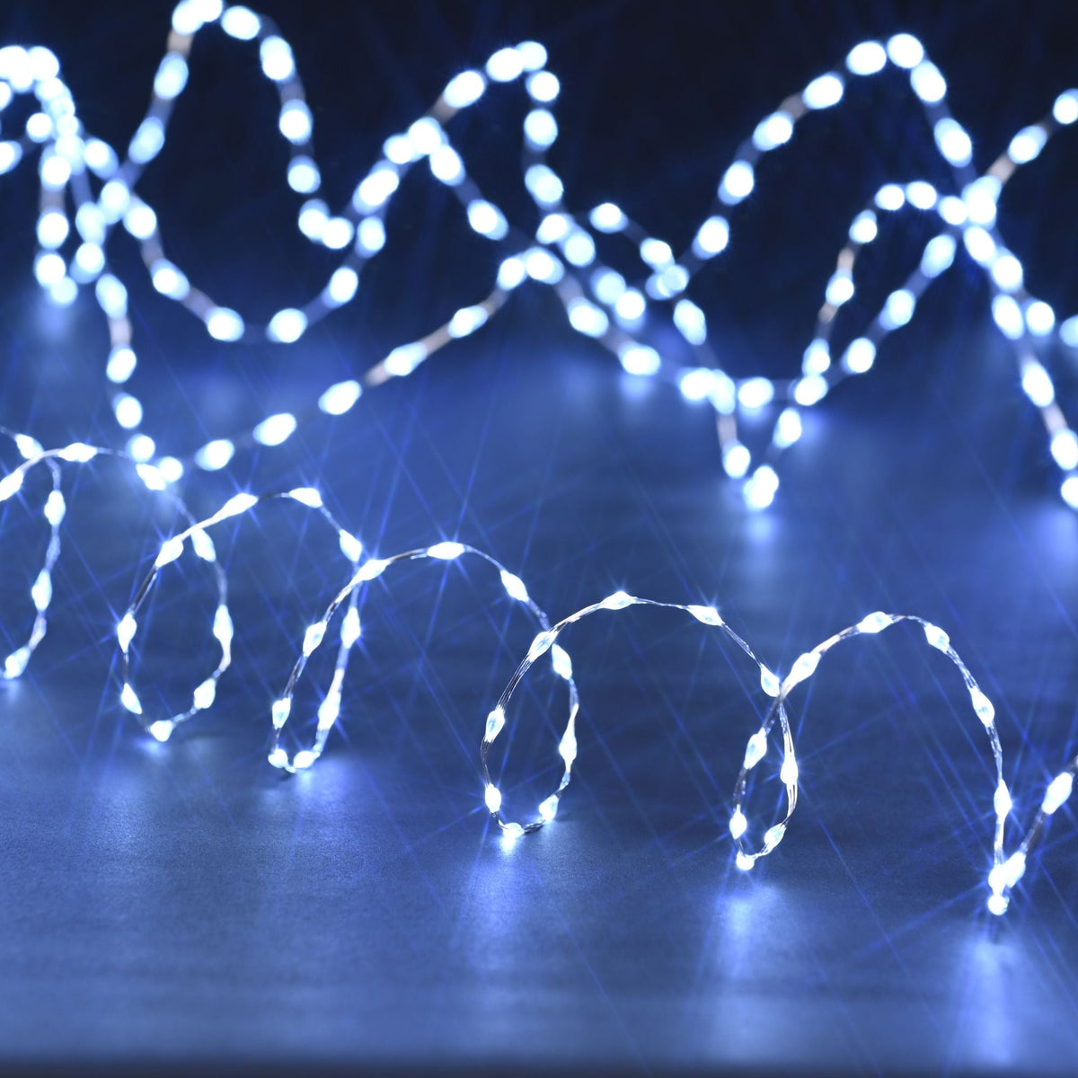 Set of 756 Extra Compact White LED Christmas Lights