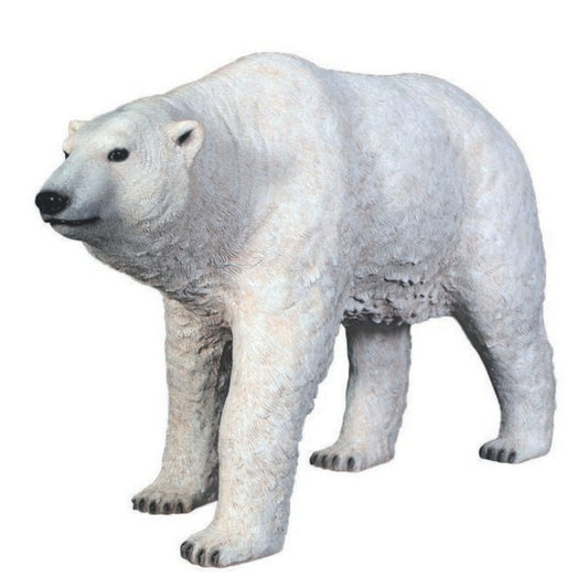 4ft Large Walking Polar Bear Commercial Christmas Display Prop