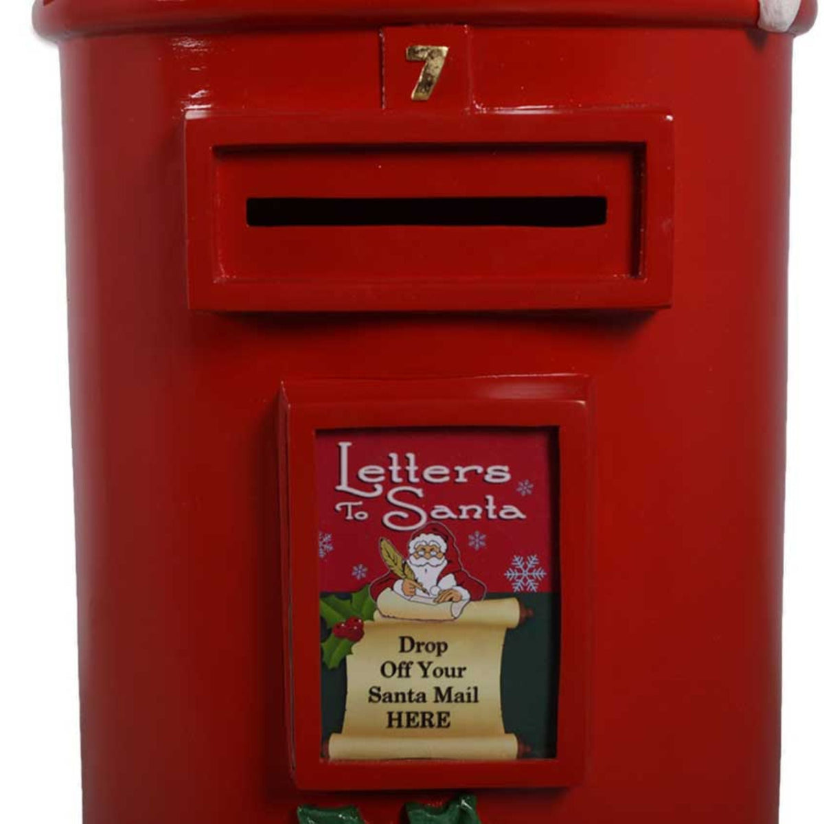 1m Red Santa Claus Mail Box Commercial Christmas Display Prop