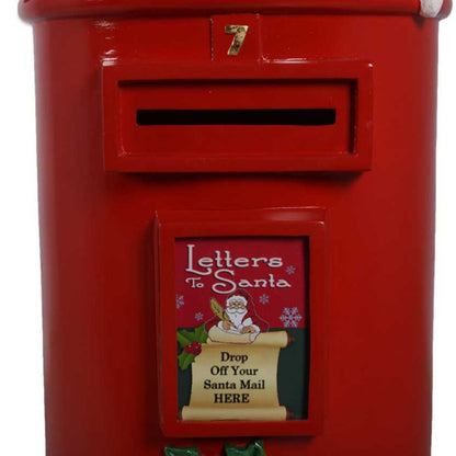 1m Red Santa Claus Mail Box Commercial Christmas Display Prop