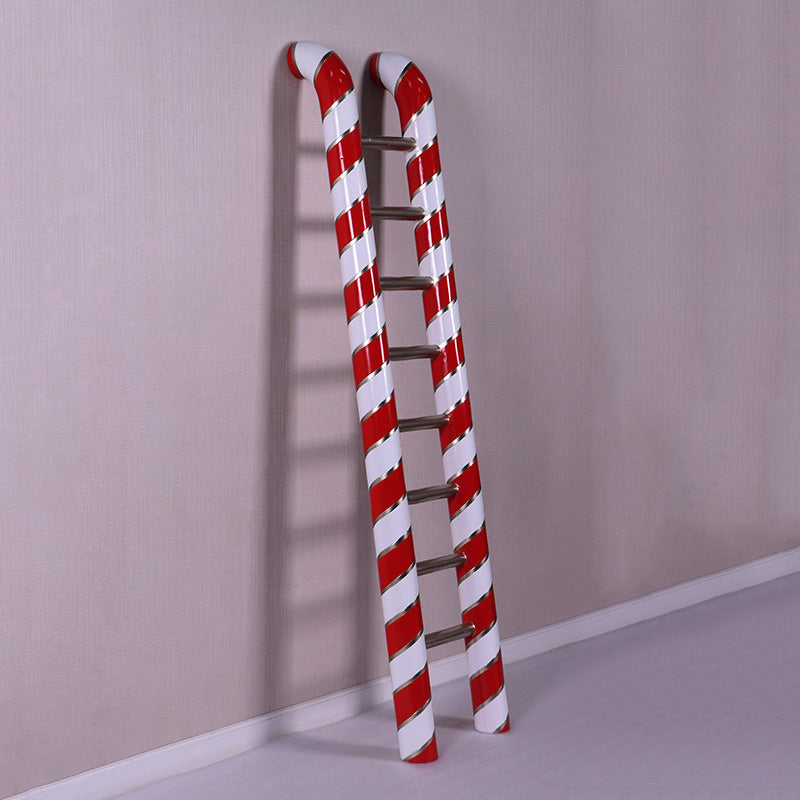 6ft Candy Cane Festive Ladder Commercial Christmas Display Prop