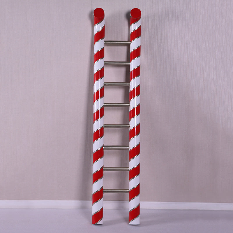 6ft Candy Cane Festive Ladder Commercial Christmas Display Prop