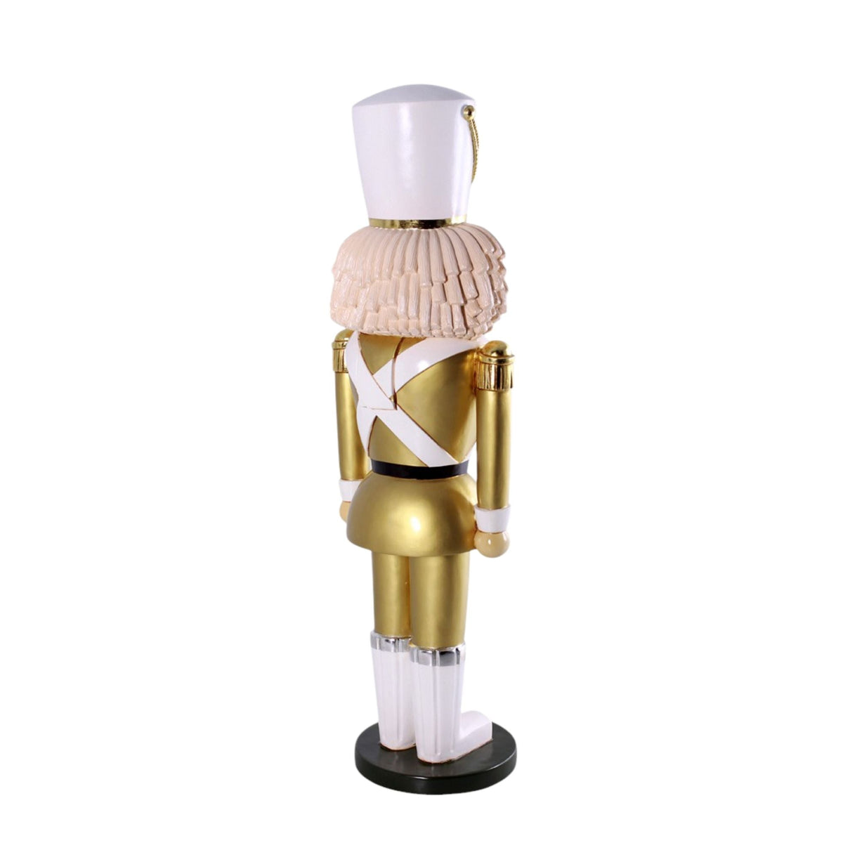 6ft Gold and White Nutcracker Soldier Commercial Christmas Display Prop