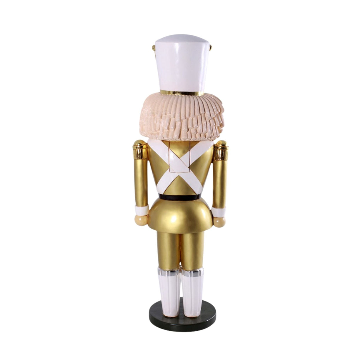 6ft Gold and White Nutcracker Soldier Commercial Christmas Display Prop