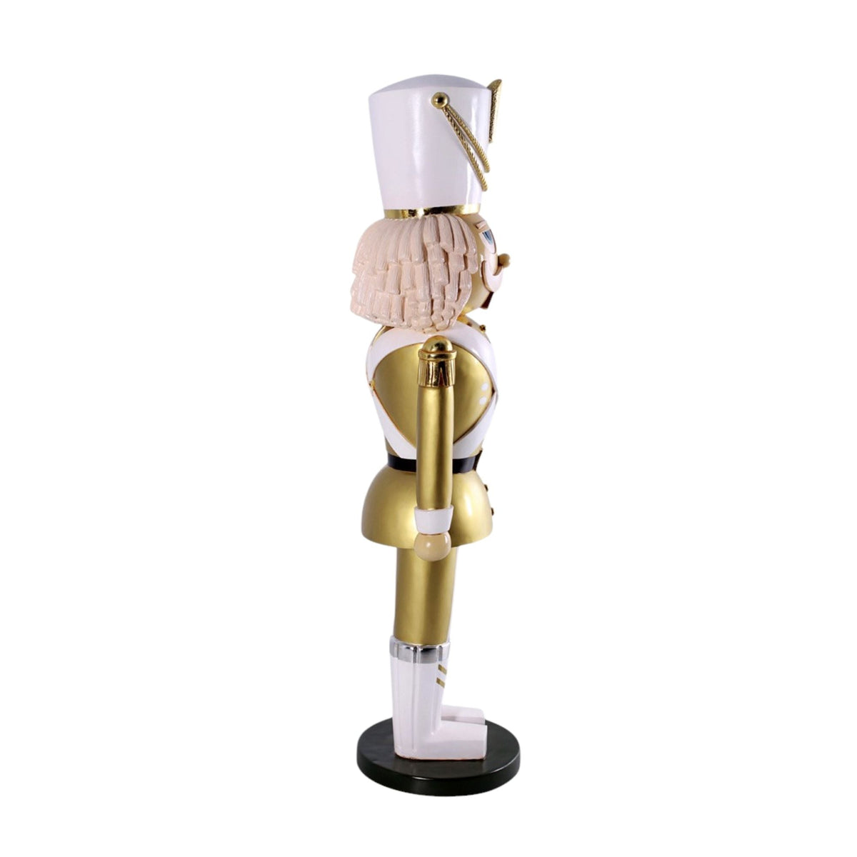 6ft Gold and White Nutcracker Soldier Commercial Christmas Display Prop