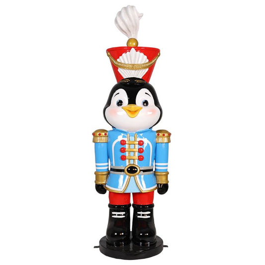 1.5m Happy Penguin Nutcracker Commercial Christmas Display Prop