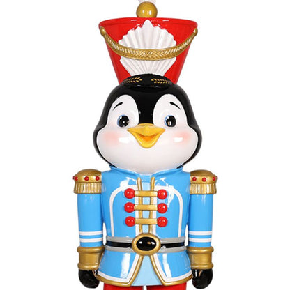 1.5m Happy Penguin Nutcracker Commercial Christmas Display Prop